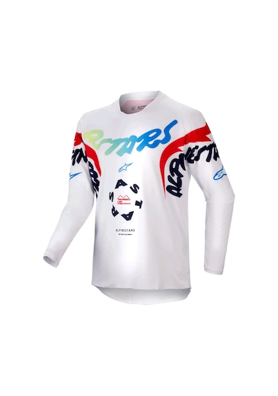 Alpinestars Youth Racer Hana Genç Kros Motosiklet Jersey Kırmızı Beyaz