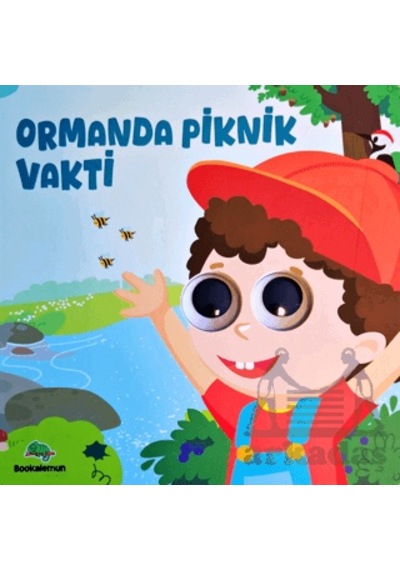 Ormanda Piknik Vakti Oynar Gözlü Kitap