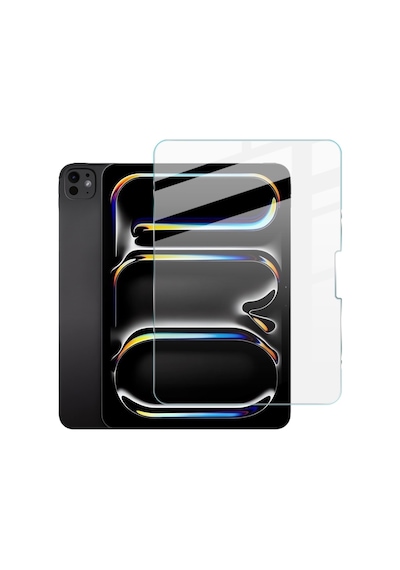 Apple Uyumlu iPad  Pro 11 İnç 2025 M5 A3357-a3358 İle Temperli Kırılmaz Cam Ekran Koruyucu