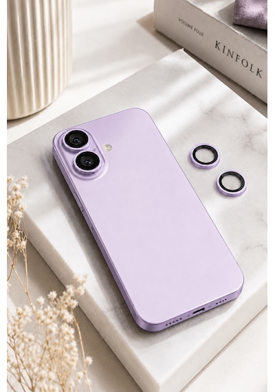 Apple iPhone 17 Uyumlu Kamera Lens Koruyucu Lavanta