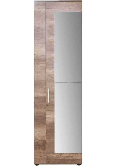 Antre 11 Raflı 2 Kapaklı Aynalı Ayakkabılık Açık Ceviz Tori 60x212x36 Cm Gxyxd