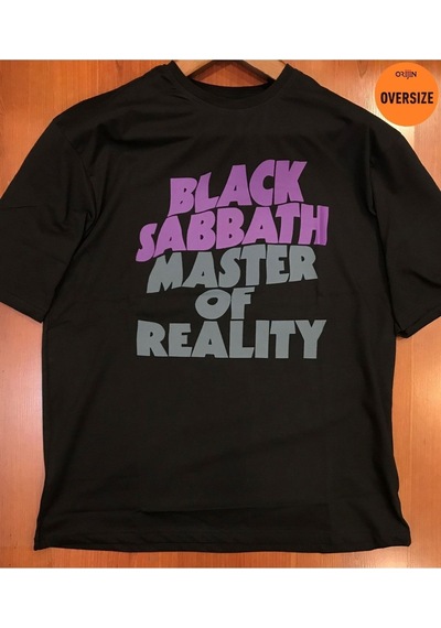 Kalic Studio Black Sabbath Master Of Reality Baskılı Oversize Siyah Siyahorj235 Kalic Studio Black Sabbath Master Of Reality Baskılı Oversize Siyah Siyahorj235