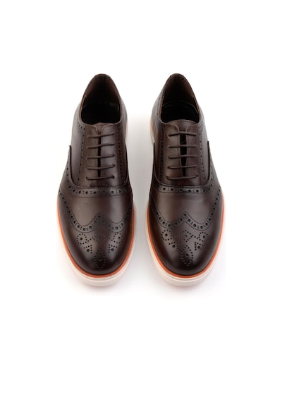 Bambi Kahve Leather Erkek Oxford Ayakkabı E01054182741 Kahve