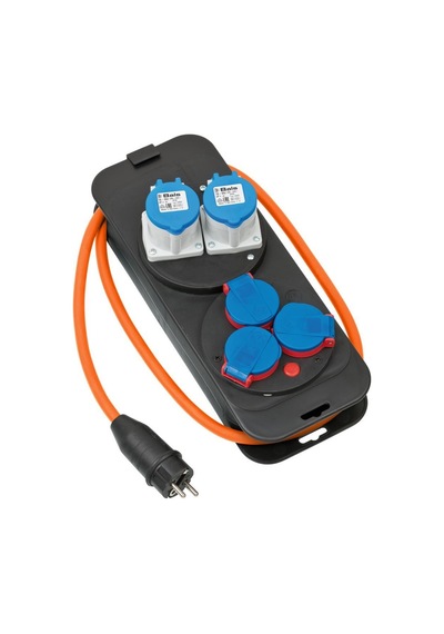 Brennenstuhl Camping Serisi 2xcee + 3x 230v Soketli Energy İstasyonu H07rn-f 3g2.5 1.5 Metre Kablolu Uzatma Priz
