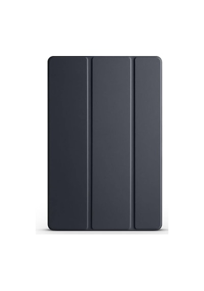 Samsung Tablet Galaxy Tab A9 X110/galaxy Tab A11 İle Uyumlu Tablet Kılıfı Smart Cover Uyku Modlu Standlı Arkası Sert Şeffaf Kapak Siyah
