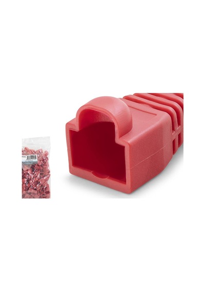Rj45 Konnektör Papuç 100 Lü Paket - Kırmızı Nd2430 Evimdeyokyok