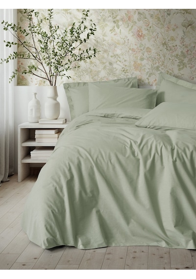 Cotton Box Plain Tek Kişilik Nevresim Takımı Plain Adaçayı Adaçayı