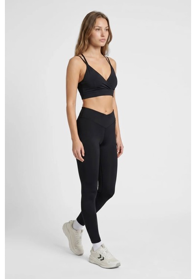 Hummel Slim Fit Yüksek Bel Tayt Kadın Tayt 230453-2001 Siyah