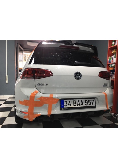 Volkswagen Golf 7 Oettinger Bagaj Üstü Spoiler -plastik Rüzgarlık