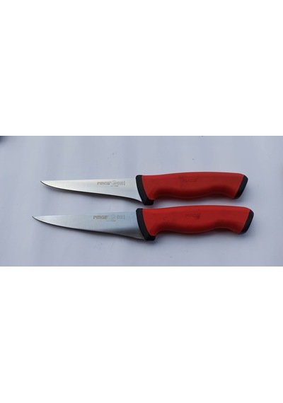 Pirge Duo Sıyırma Bıçakları Kırmızı