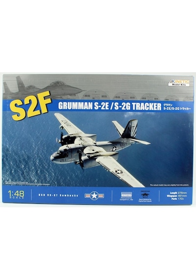 Kinetic K48024 1/48 Ölçek, Grumman S-2e/s-2g Tracker Savaş Uçağı, Plastik Model Kiti-50289