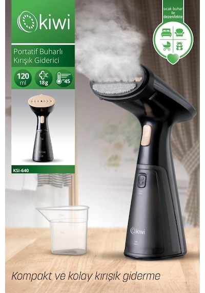 Kiwi KSI-640 1000W Portatif Buharlı Kırışık  Ütü