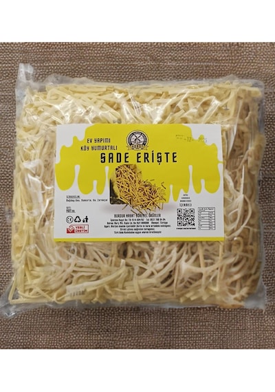 500 Gr Ev Yapımı Sade Erişte