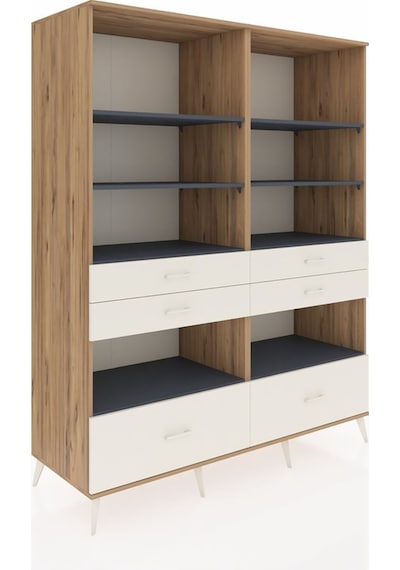 Kronos Gardrop 8 Raflı 6 Çekmeceli 176x59x221 Çam-antrasit/aytaşı Antrasit/aytaşı Kronos Gardrop 8 Raflı 6 Çekmeceli 176x59x221 Çam-antrasit/aytaşı Antrasit/aytaşı