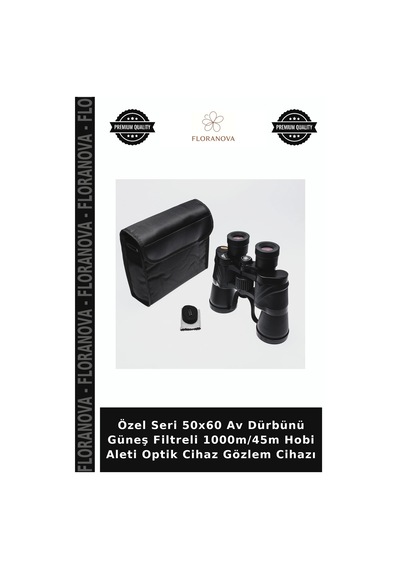 Özel Seri 50x60 Av Dürbünü Güneş Filtreli 1000m/45m Hobi Aleti Optik Cihaz Gözlem Cihazı