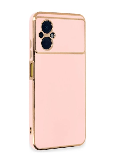 Xiaomi Poco M5 Kılıf Volet Silikon - Pembe 0.2M-Çok Renkli