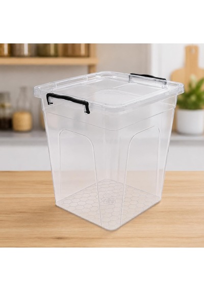 Derin Erzak Saklama Kabı Kapaklı, Kilitli Klipsli Saklama Kutusu, Bpa Free, Çok Amaçlı Kiler, Mutfak Ve Ev Düzenle Diğer