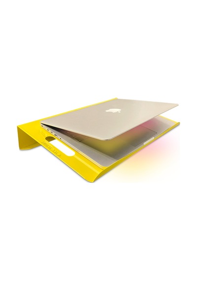 Civciv Sarısı Notebook Standı Laptop Standi Soğutucu Altlığı Sehpası M1