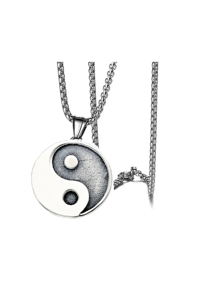 Herşey Nota Yin Yang Paslanmaz Çelik Kolye