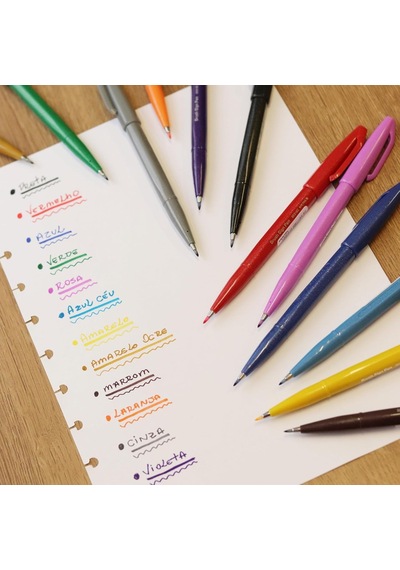 Pentel Ses15c-n2x Brush Sing Pen Fırça Uçlu Kalem - Gri