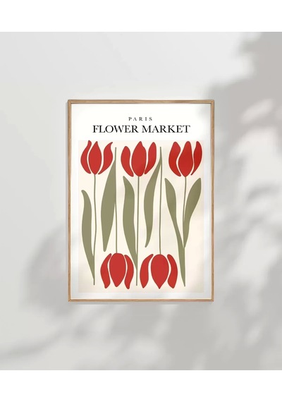 Çerçevesiz Poster Paris Flower Market 2