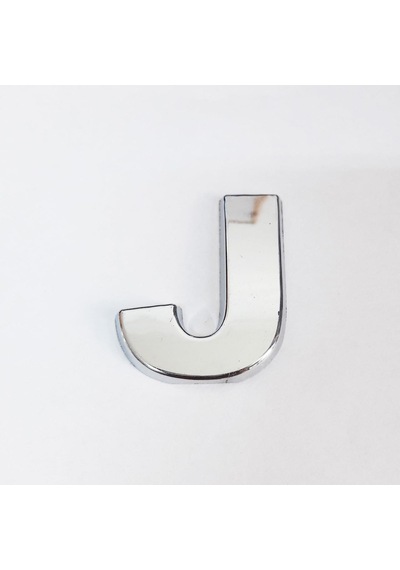 J Harfi 3,75 Cm Krom Yapışkanlı Çok Renkli