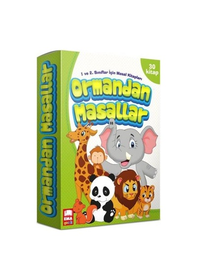 Ormadan Masallar 1 ve 2.Sınıf Hikaye Seti 30 Kitap - Ema Yayınla