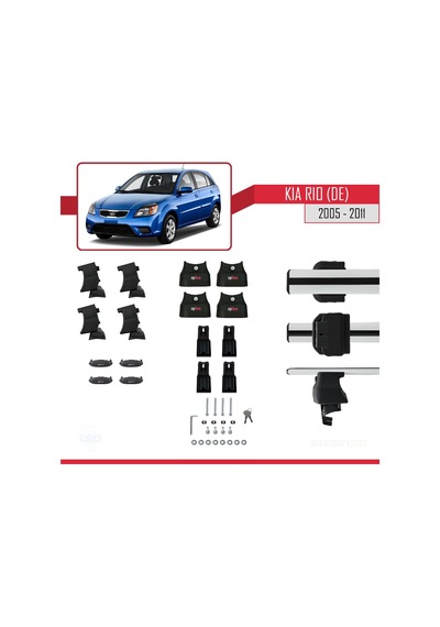 Kia Rio 2 Jb Hb 2005-2011 Arası İle Uyumlu Ace-4 Ara Atkı Tavan
