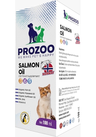Tr Somon Yağı Kedi 100 Ml