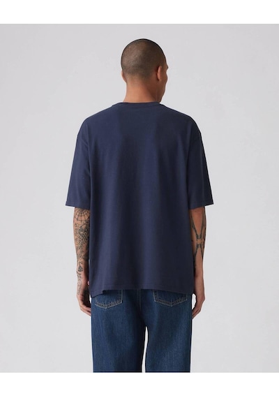 Levi's Levis Erkek T-shirt Half Sleeve Tee Lsco Monogram Lc Navy-4797 Blues