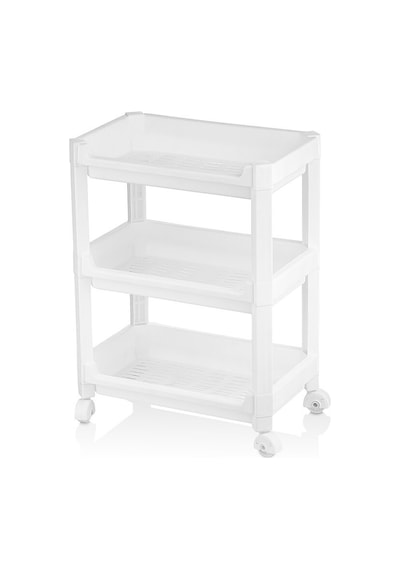 Urve Ur-3598 Rafty Geniş 3 Katlı Tekerlekli Sepet Organizer Raf Ünitesi 352x220x480 Mm Diğer