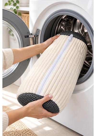 Fermuarlı Mikrofiber Bebek Çamaşır Yıkama Filesi - Hassas Eşya Koruyucu File Çok Renkli