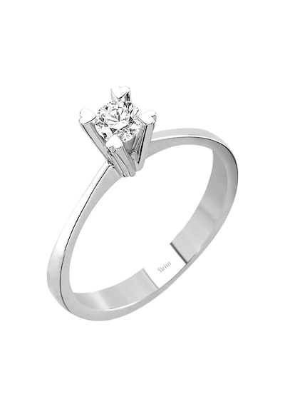 Sirius F Renk 0,26 Ct Pırlanta Kalp Tırnak Tektaş Yüzük 0804R0275