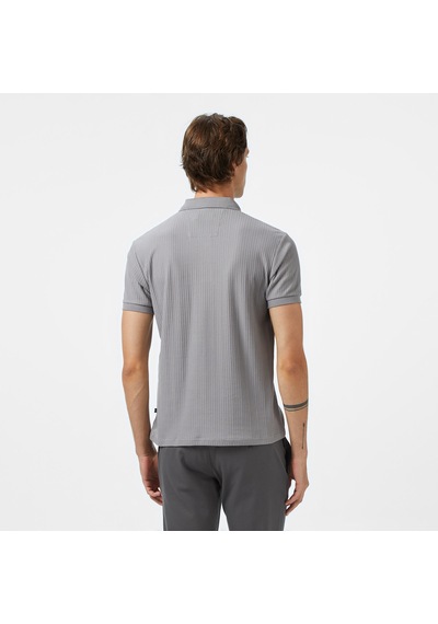 Nautica Erkek Gri Regular Fit Polo Yaka T-shirt Düz K55303t Gri