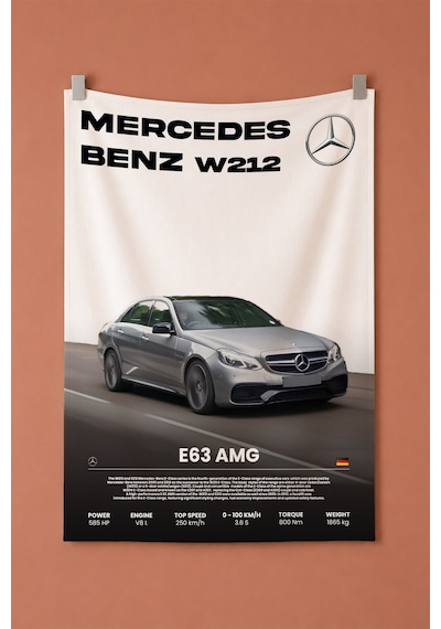 W212 E63amg Dekoratif Duvar Örtüsü Duvar Halısı Reaste