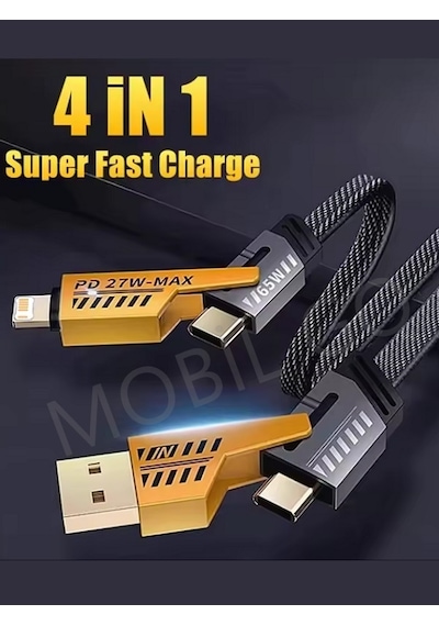 Usb To Type-c 6a Hızlı Şarj Ve Data Kablosu Samsung Xiaomi Android Uyumlu Esnek Kopmaz