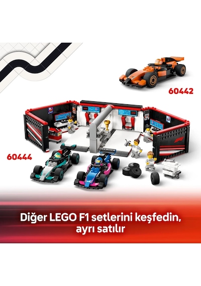 LEGO® City Ferrari Arabalı F1® Pit Stop ve Pit Ekibi 60443 - 6 Yaş ve Üzeri Çocuklar için Yarış Arabası İçeren Oyuncak Yapım Seti (322P) LEGO® City Ferrari Arabalı F1® Pit Stop ve Pit Ekibi 60443 - 6 Yaş ve Üzeri Çocuklar için Yarış Arabası İçeren Oyuncak Yapım Seti (322P)