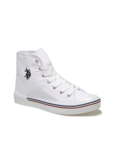 U.S. Polo Assn. U.S Polo Assn. Penelope Hıgh 1Fx Beyaz Erkek Bez Spor Ayakkabı