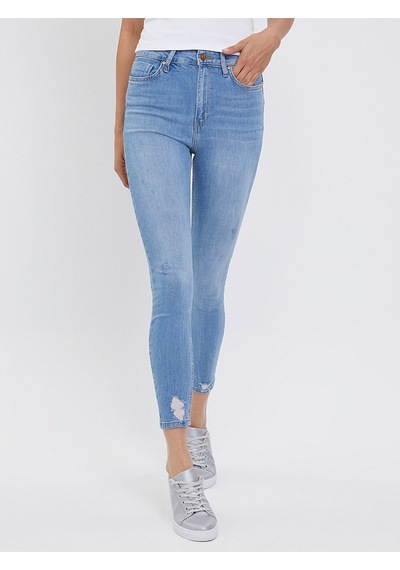Kadın Mavi Natalie Elvino Jean Pantolon -ss20