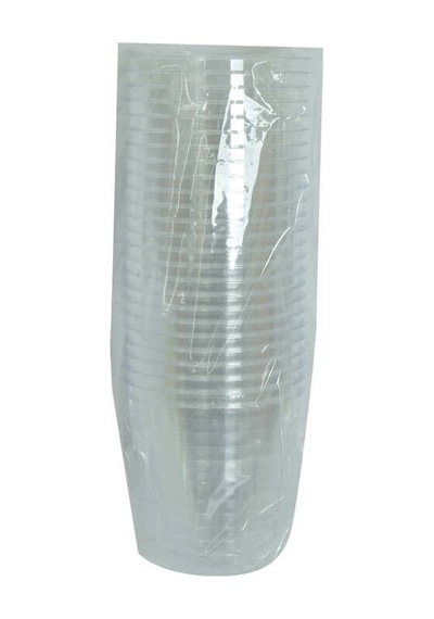 Lüks Kristal Bardak Sert Plastik Çay Kahve Su Otomat Bardağı 180 Ml 25 Li 1 Paket Çok Renkli