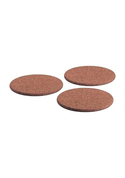 Ikea Heat 3'lü Set Mantar Tencere Altlığı 19 Cm Çapında Mantar Altlık Çok Renkli