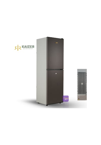Kaizer Germany Çift Sistem 240 Buzdolabı Alttan Buzluk -antrasit 12 / 24 / 220 Volt