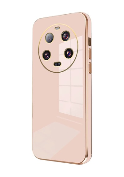 Xiaomi Mi 14 Ultra Uyumlu Kılıf Volet Silikon - Pembe