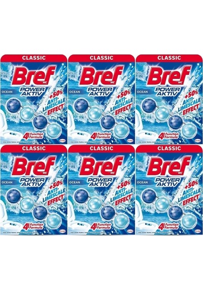 Power Aktiv Klozet Bloğu Okyanus Kokulu 6 Lı Set 6pk 1