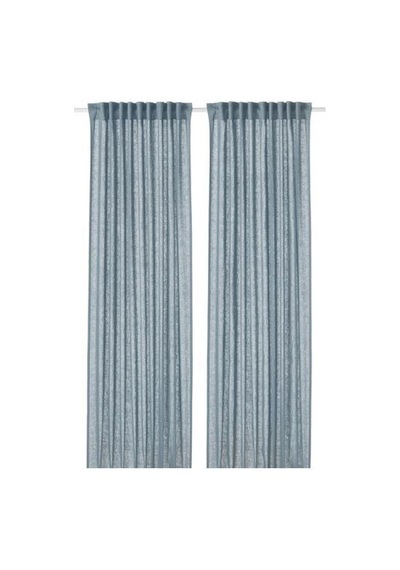 Ikea Dytag Tül Perde 145x300 Cm Mavi