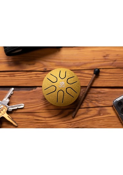 Meinl Sonic Energy Pstd3gom Pocket Steel A-major 3'' Tongue Drum Gold