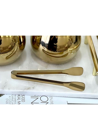 Gold Çelik Şeker Maşası Paslanmaz Şeker Maşası 1 Ad