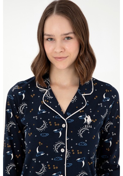 U.s. Polo Assn. Kadın Lacivert Pijama Takım 50303408-vr033 Lacivert