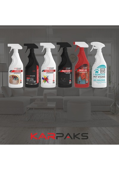 Karpaks Profesyonel Leke Sökücü Paketi - Multi Sprey - Force - Rust-ex - Oxymax - Panther - Remuvr