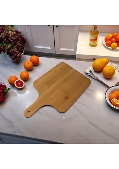 Bambu Kesme Tahtası Antibakteriel Yıkanabilir Doğrama Tahtası Dikdörtgen 40cm 25cm Çok Renkli